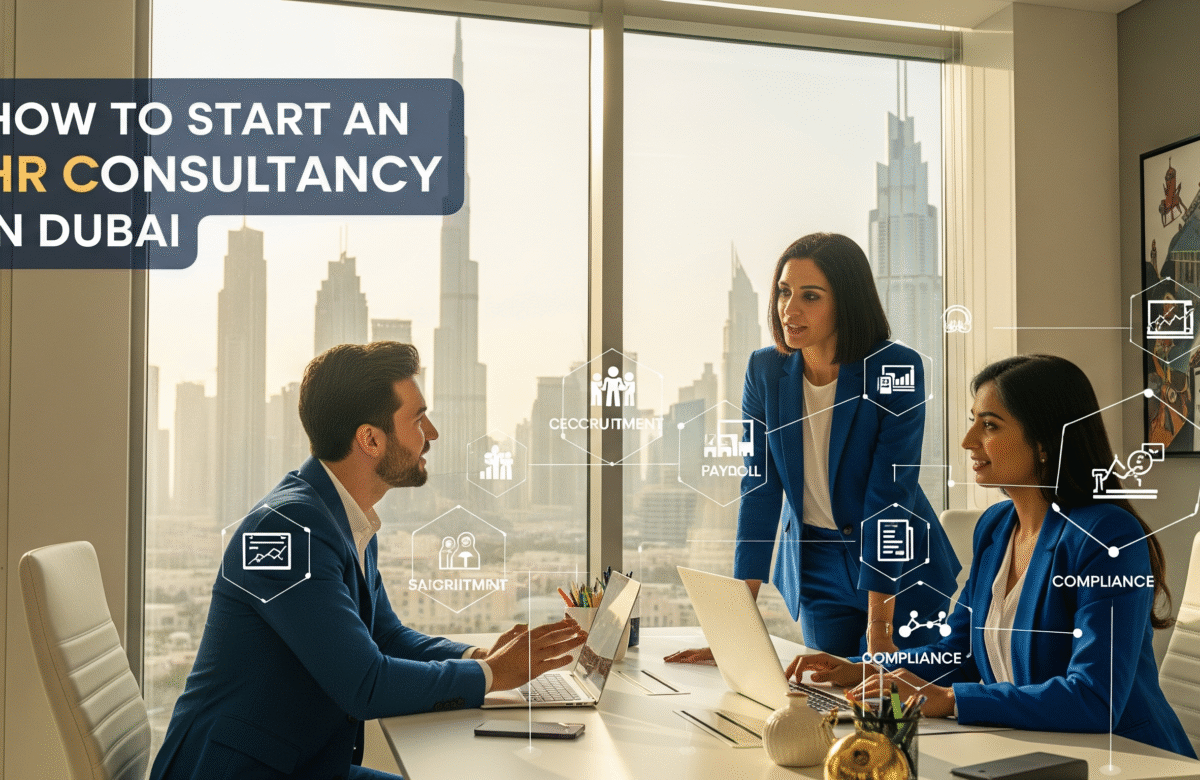 "Learn how to start an HR consultancy in Dubai with this step-by-step guide. Discover legal requirements, market opportunities, and strategies for success in 2025."