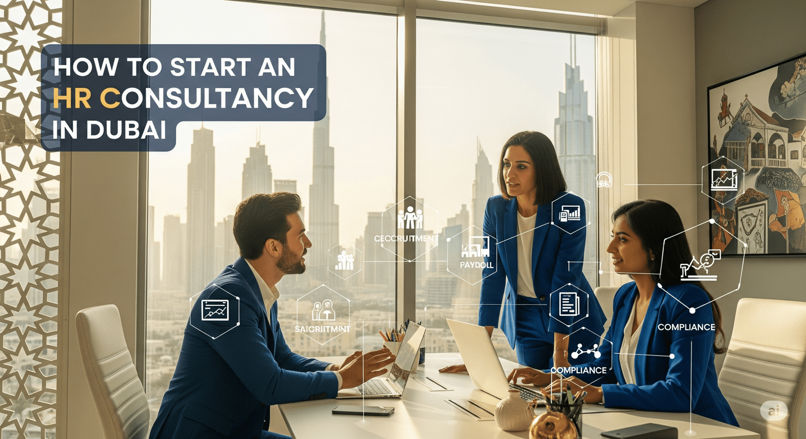 "Learn how to start an HR consultancy in Dubai with this step-by-step guide. Discover legal requirements, market opportunities, and strategies for success in 2025."
