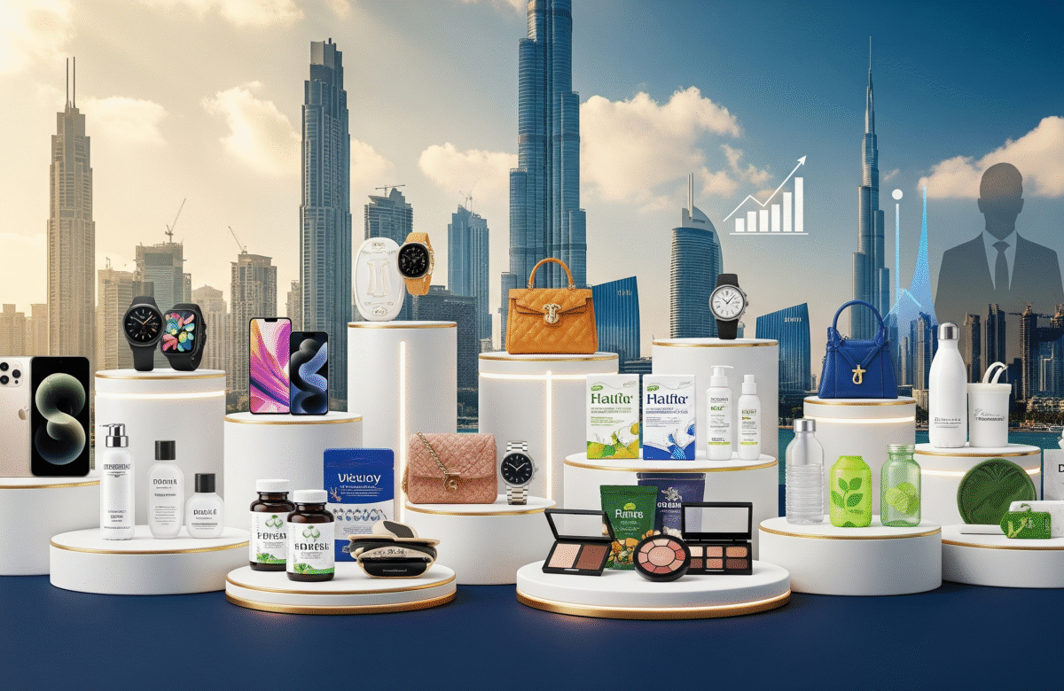 "Discover the top selling products in Dubai & UAE for 2025 with this entrepreneur’s guide. Explore high-demand items like electronics, luxury fashion, beauty products, and more."